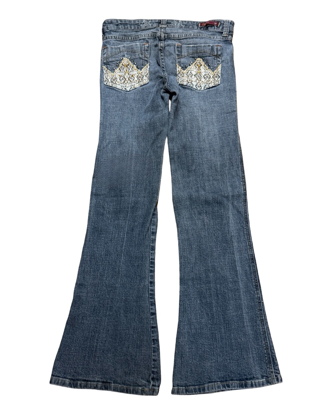 Vintage Y2K Women’s Underground Soul Super Flare Blue Denim Jeans Size 3